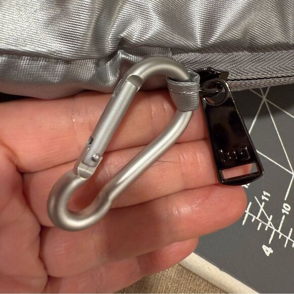 lug Packable Metallic Silver Backpack With So Many Pockets! - Picture 3 of 12